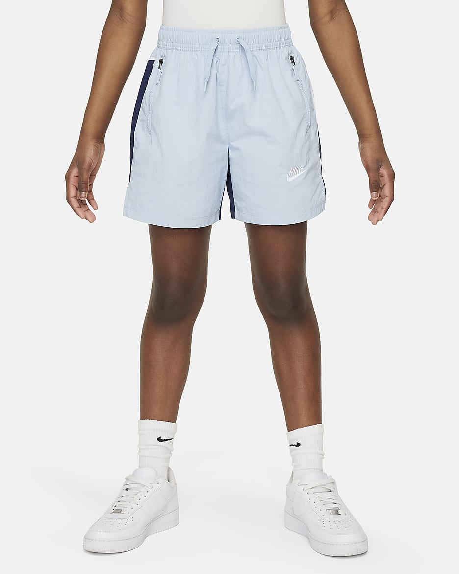 XL Nike Sportswear AMPLIFY BIG Kids Woven Shorts